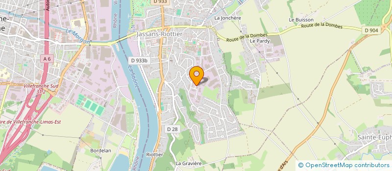 localisation de l'entreprise EMPACK CONDITIONNEMENT  JASSANS-RIOTTIER