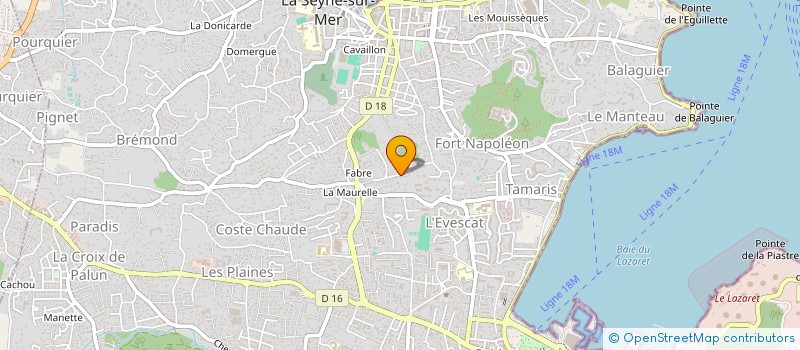 localisation de l'entreprise EMPAKAI à LA SEYNE-SUR-MER