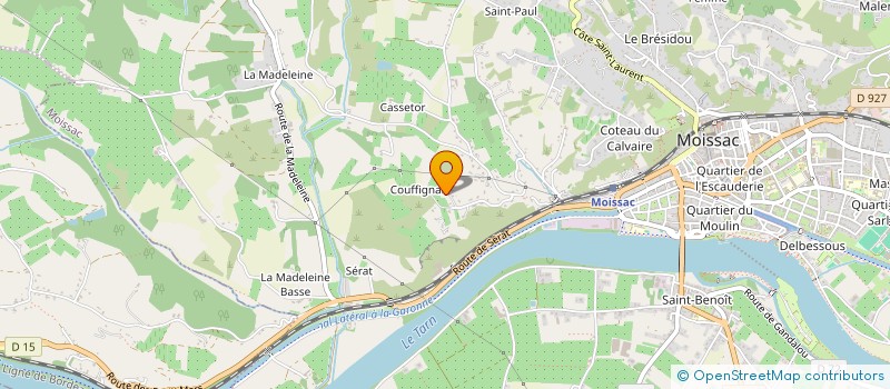 localisation de l'entreprise EMPAL à MOISSAC