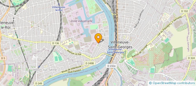 localisation de l'entreprise EMPALCO à VILLENEUVE-LE-ROI