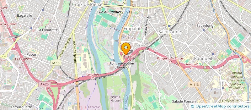 localisation de l'entreprise EMPALOT VELO CLUB à TOULOUSE