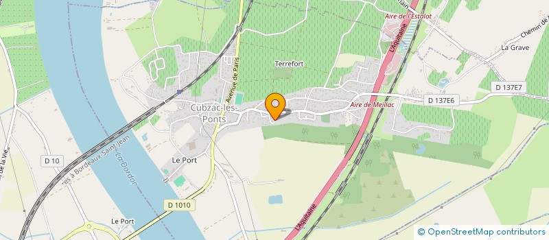 localisation de l'entreprise EMPANADAS  CUBZAC-LES-PONTS