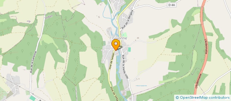 localisation de l'entreprise EMPARIZZI  GIVONNE