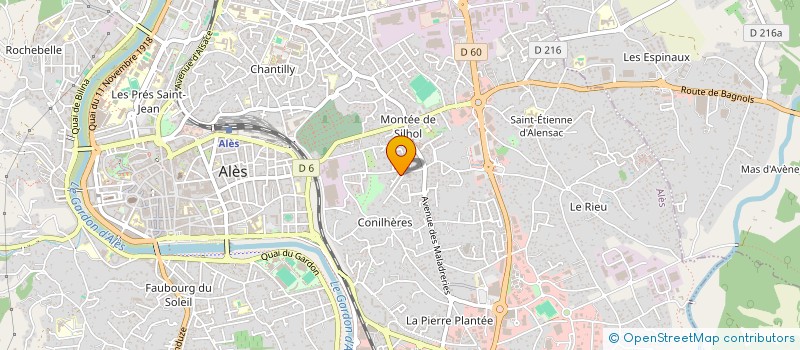localisation de l'entreprise EMPC à ALES