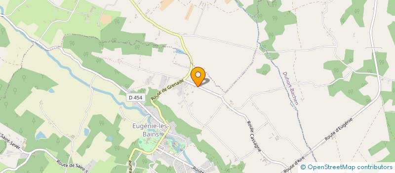 localisation de l'entreprise EMPC à EUGENIE-LES-BAINS