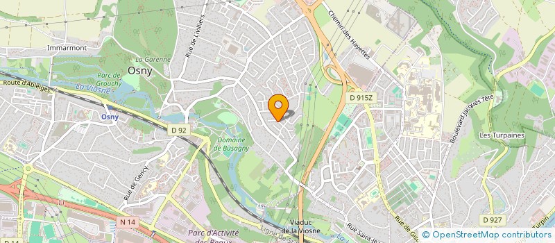 localisation de l'entreprise EMPC'BAT  OSNY