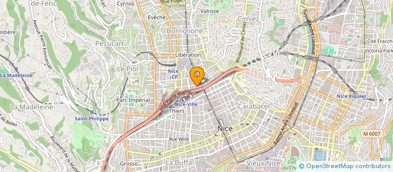 localisation de l'entreprise EMPCR SARL à NICE