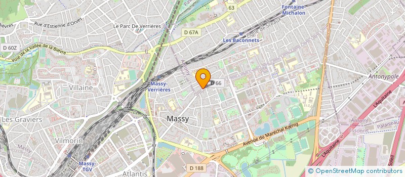localisation de l'entreprise EMPE à ANTONY