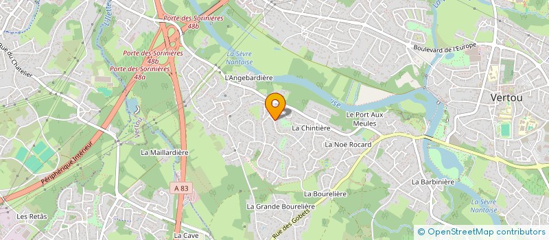 localisation de l'entreprise EMPER  VERTOU