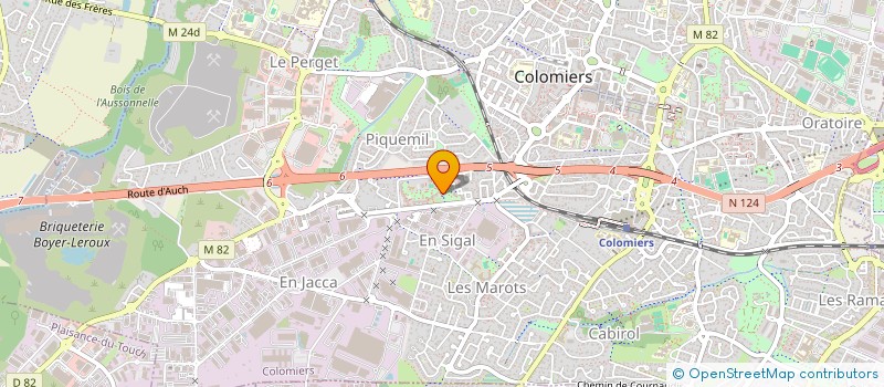 localisation de l'entreprise EMPEX à COLOMIERS