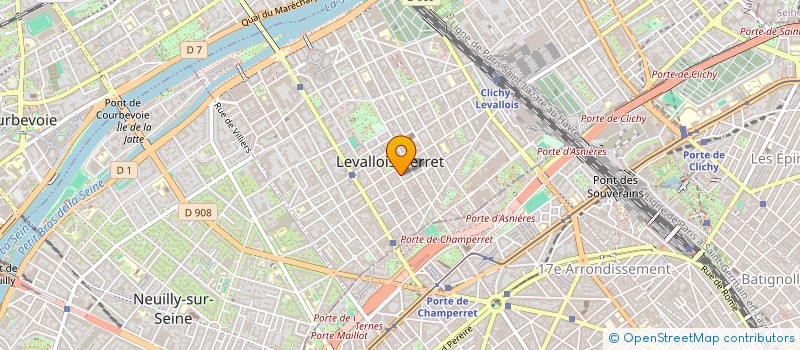 localisation de l'entreprise EMPHASIS PRODUCTION  LEVALLOIS-PERRET