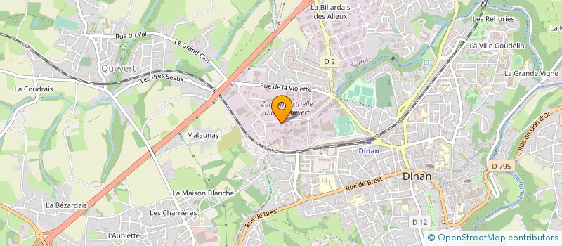 localisation de l'entreprise EMPI à QUEVERT