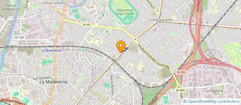 localisation de l'entreprise EMPI-R à MARCQ-EN-BARŒUL