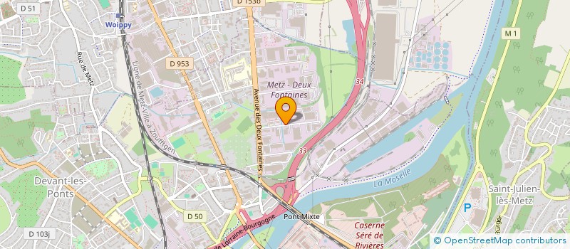 localisation de l'entreprise EMPIFRUITS  METZ