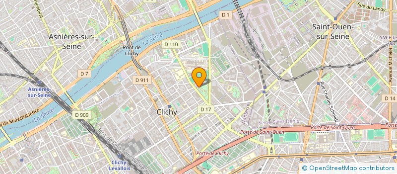 localisation de l'entreprise EMPIR SA à CLICHY