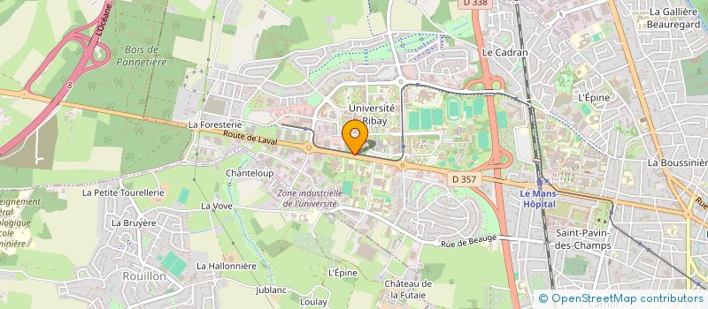 localisation de l'entreprise EMPIRE  LE MANS