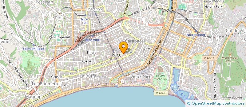 localisation de l'entreprise EMPIRE à NICE
