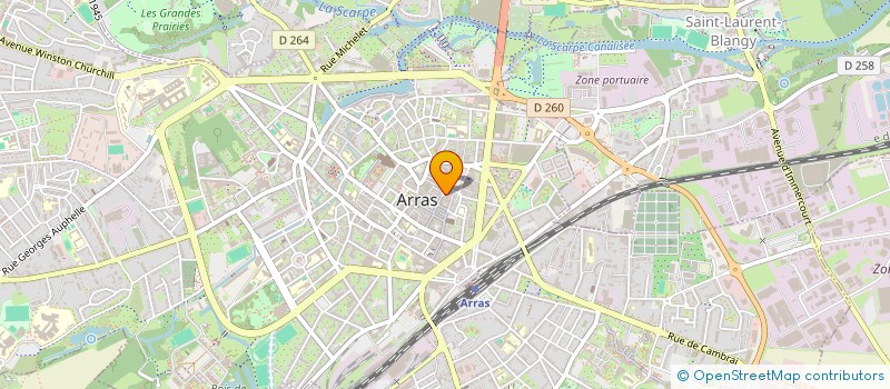localisation de l'entreprise EMPIRE à ARRAS