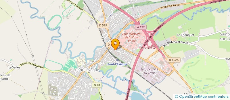 localisation de l'entreprise EMPIRE  PONT L'EVEQUE