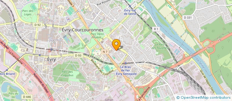 localisation de l'entreprise EMPIRE CARS à EVRY-COURCOURONNES