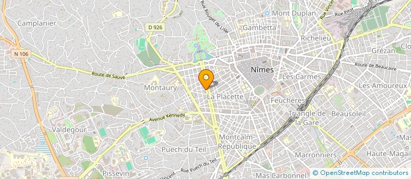 localisation de l'entreprise EMPIRE ELITE BARBER  NIMES