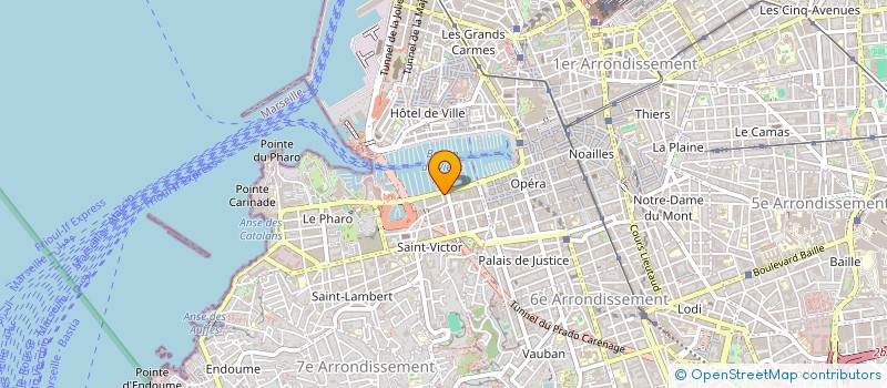 localisation de l'entreprise EMPIRE ENGINEERING  MARSEILLE 7EME