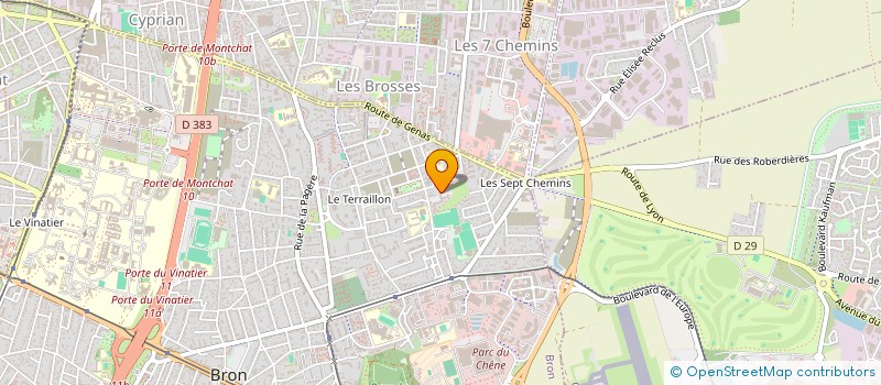 localisation de l'entreprise EMPIRE ISOLATION à BRON