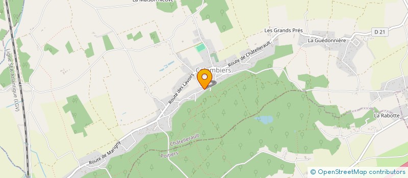 localisation de l'entreprise EMPIRE LAVERIE  COLOMBIERS