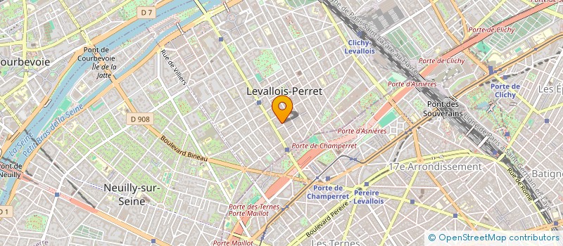 localisation de l'entreprise EMPIRE LEVALLOIS à LEVALLOIS-PERRET