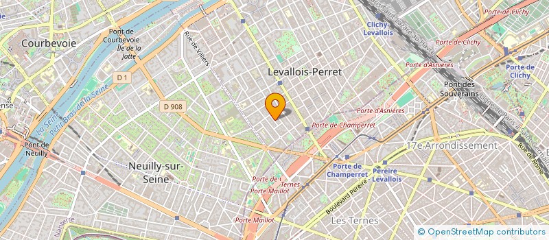 localisation de l'entreprise EMPIRE MEDIATIQUE à LEVALLOIS-PERRET
