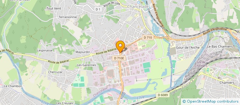 localisation de l'entreprise EMPIRE MNJL  MARSAC-SUR-L'ISLE