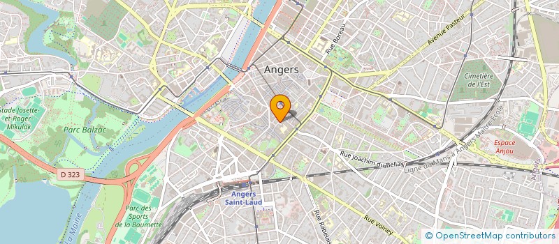 localisation de l'entreprise EMPIRES à ANGERS