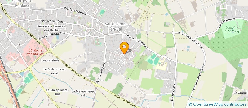 localisation de l'entreprise EMPIRI à SAINT-DENIS-EN-VAL
