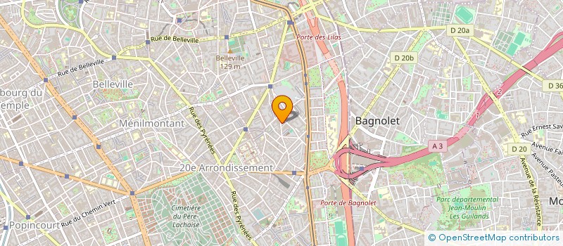 localisation de l'entreprise EMPIRO  LEVALLOIS-PERRET