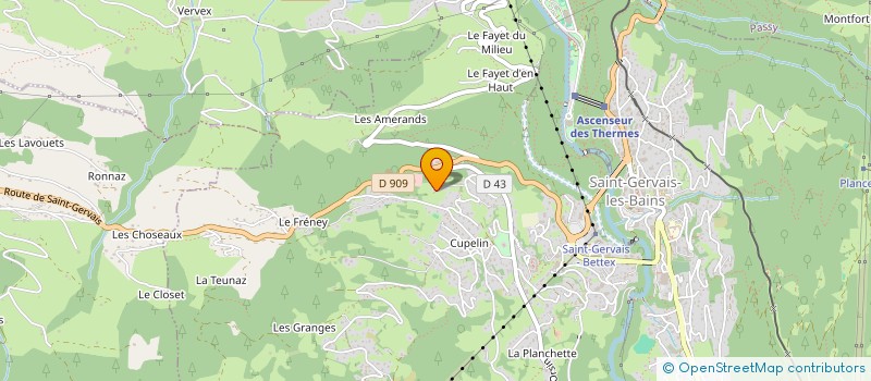 localisation de l'entreprise EMPJ  SAINT-GERVAIS-LES-BAINS