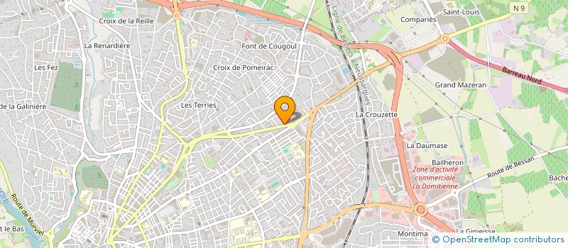 localisation de l'entreprise EMPLEO PROVENCE  BEZIERS