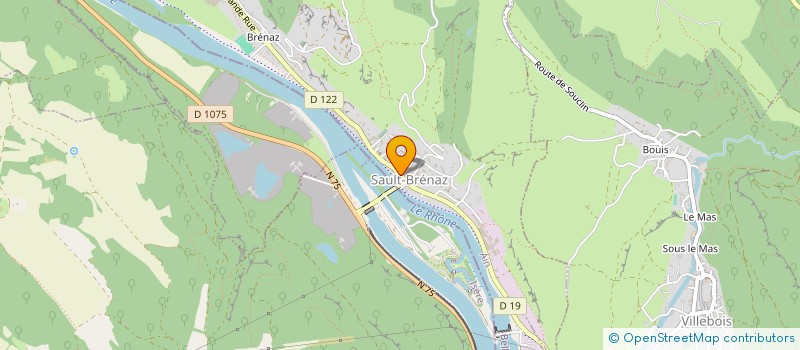 localisation de l'entreprise EMPLOI 2000 à SAULT-BRENAZ