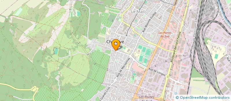 localisation de l'entreprise EMPLOI BOURGOGNE FRANCHE COMTE  CHENOVE