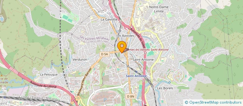 localisation de l'entreprise EMPLOI CITOYENNETE ORIENTATION ET LOISIRS à MARSEILLE