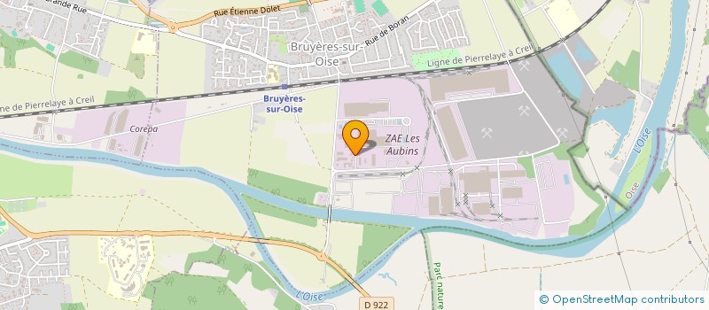 localisation de l'entreprise EMPLOI ET PAYSAGE                  GPT EMPLOYEURS à BRUYERES-SUR-OISE