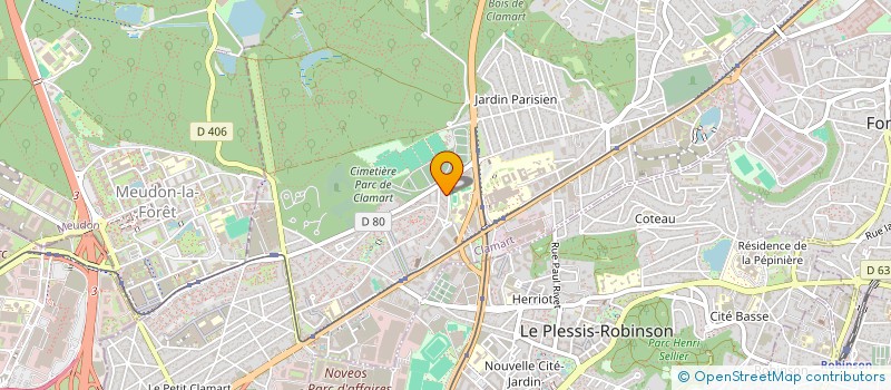 localisation de l'entreprise EMPLOI FORMATION COMMUNICATION MEDIATION à CLAMART