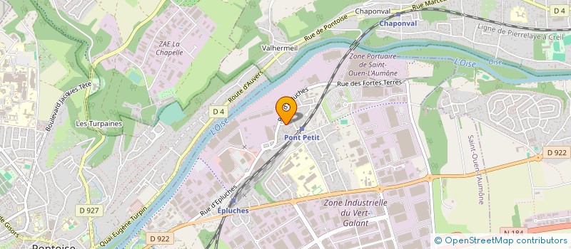 localisation de l'entreprise EMPLOI FORMATION EDUCATION INSERTION LOC à SAINT-OUEN-L'AUMONE