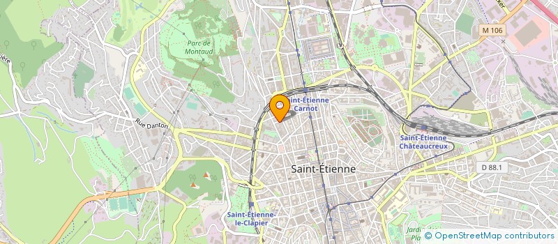 localisation de l'entreprise EMPLOI INFORMATION CHOMEUR PRECAIR à SAINT-ETIENNE