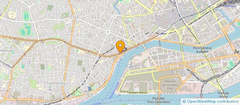 localisation de l'entreprise EMPLOI INSERTION COMMUNAUTE URBAINE NTES à NANTES