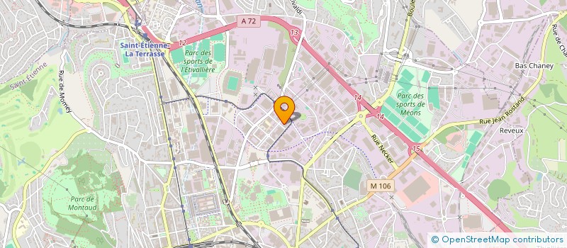 localisation de l'entreprise EMPLOI LOIRE OBSERVATOIRE à SAINT-ETIENNE