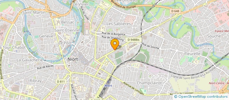 localisation de l'entreprise EMPLOI LOISIRS 2 SEVRES  NIORT