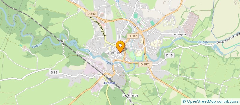 localisation de l'entreprise EMPLOI SERVICES  GRAMAT