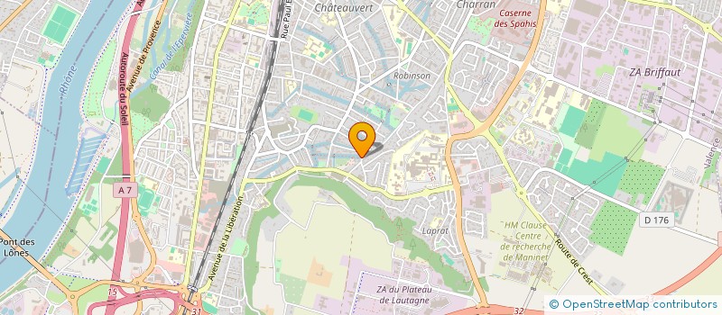 localisation de l'entreprise EMPLOI SOLIDAIRE à VALENCE