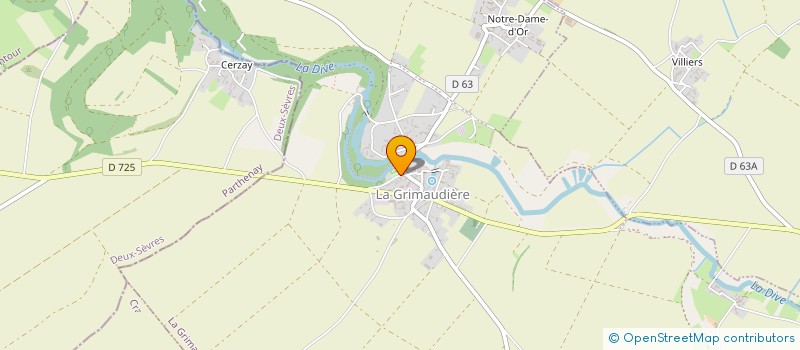 localisation de l'entreprise EMPLOIS & COMPETENCES SAS  LA GRIMAUDIERE