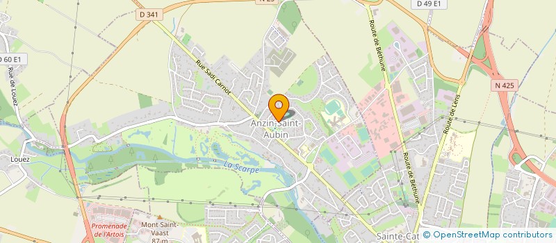 localisation de l'entreprise EMPLOIS FAMILIAUX ASSOCIAT INTERMEDIAIRE  ANZIN-SAINT-AUBIN